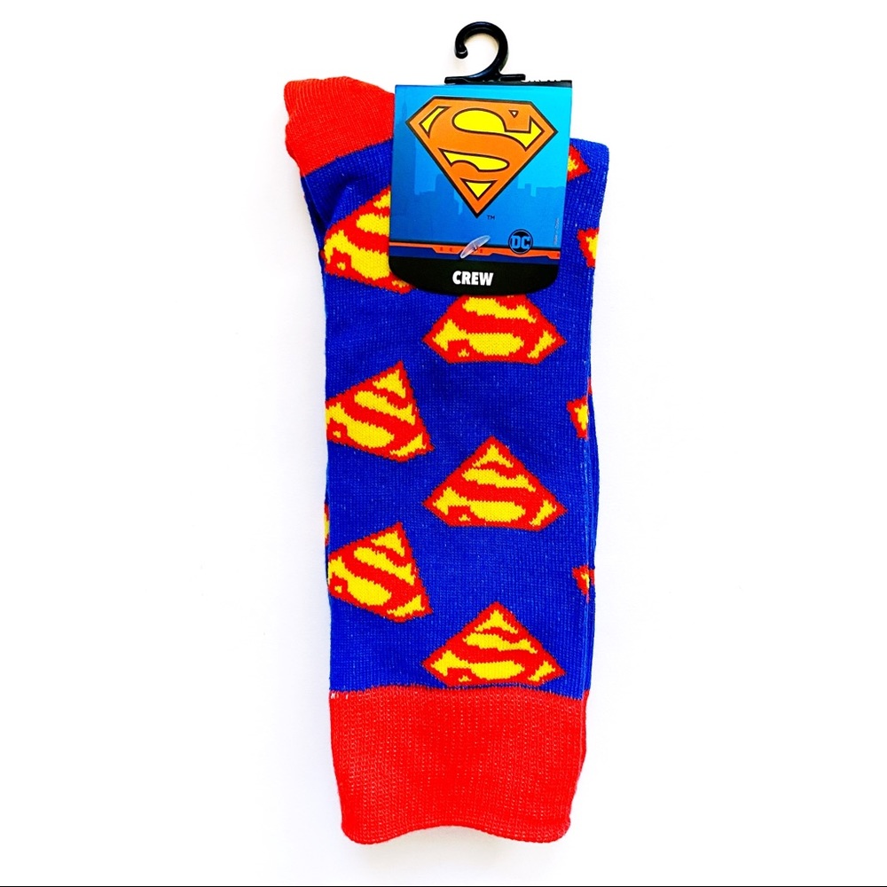 Superman DC Comics Super Hero Crew Socks - Picture 1 of 4